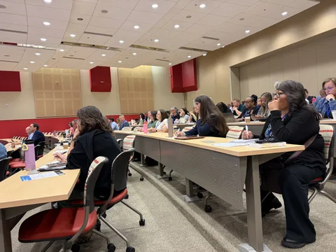 A photograph from the Leadership Summit