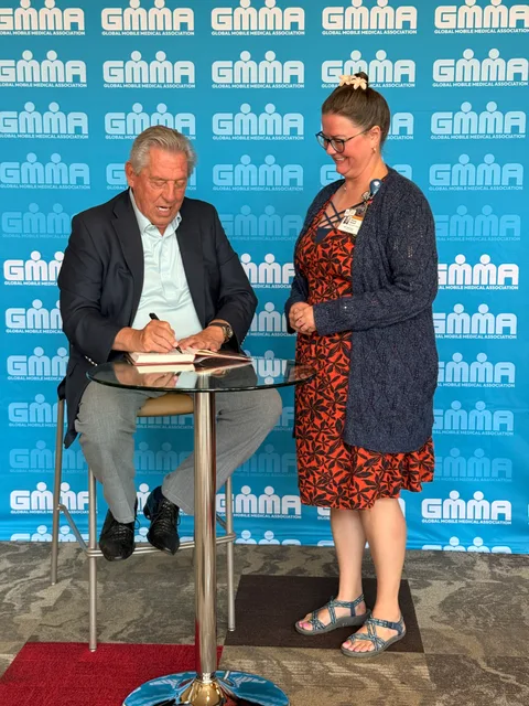 A photograph from the Leadership Summit