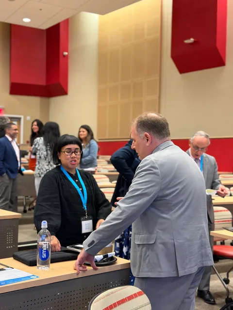 A photograph from the Leadership Summit