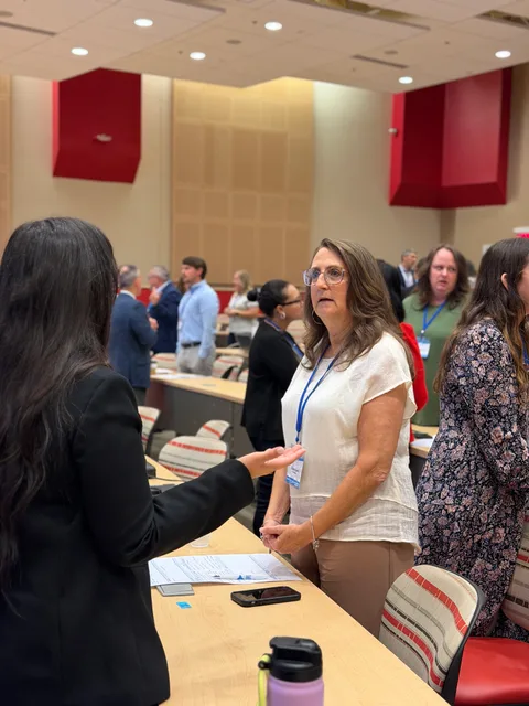 A photograph from the Leadership Summit