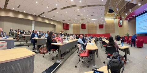 A photograph from the Leadership Summit
