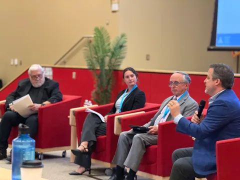 A photograph from the Leadership Summit